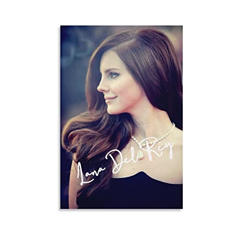 ENQIAOZHANG Druck Auf Leinwand 50x70cm Lana Del Rey Picture Print Modern Family Bedroom Decor Posters Senza Cornice von ENQIAOZHANG