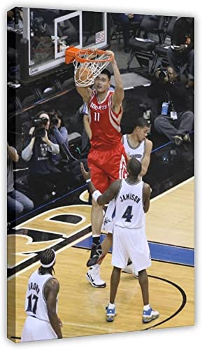 ENQIAOZHANG Leinwand Bilder 30x50cm Yao Ming Basketball Star Jumps The Dunk Poster Soggiorno Camera da letto Pittura Opera d'arte Senza Cornice ENQIAOZHANG Leinwand Bilder 30x50cm Yao Ming Basketball Star Jumps The Dunk Poster Soggiorno Camera da letto Pittura Opera d'arte Senza Cornice von ENQIAOZHANG