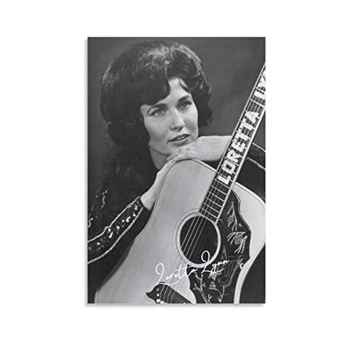 ENQIAOZHANG Leinwand Bilder 50x70cm Loretta Lynn Picture Print Modern Family Bedroom Decor Posters Senza Cornice von ENQIAOZHANG