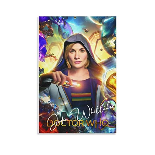 ENQIAOZHANG Leinwand Bilder 60x80cm Jodie Whittaker Poster Canvas Wall Art Room Immagini per Camera da letto Regali Decor Senza Cornice von ENQIAOZHANG