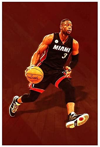 ENQIAOZHANG Leinwand Wandkunst Malerei 30x50cm Atleta star del basket americano Dwyane Wade Poster sportivo e arte della parete Arredamento moderno della camera da letto della famiglia Senza Cornice ENQIAOZHANG Leinwand Wandkunst Malerei 30x50cm Atleta star del basket americano Dwyane Wade Poster sportivo e arte della parete Arredamento moderno della camera da letto della famiglia Senza Cornice von ENQIAOZHANG