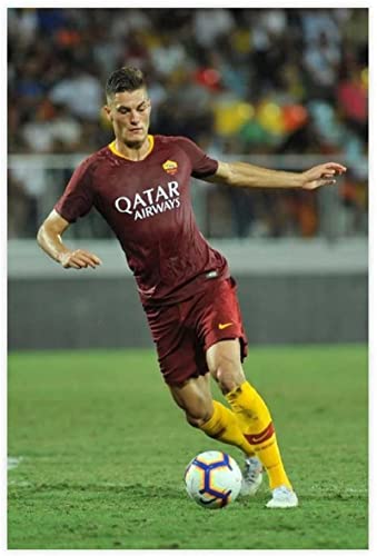 ENQIAOZHANG Leinwand Wandkunst Malerei 40x60cm Manifesto famoso del giocatore di calcio Patrik Schick sul campo Senza Cornice von ENQIAOZHANG