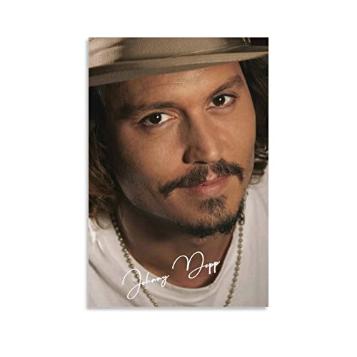 ENQIAOZHANG Leinwand Wandkunst Malerei 60x90cm Johnny Depp Poster Canvas Wall Art Room Pictures for Bedroom Gifts Decor Senza Cornice ENQIAOZHANG Leinwand Wandkunst Malerei 60x90cm Johnny Depp Poster Canvas Wall Art Room Pictures for Bedroom Gifts Decor Senza Cornice von ENQIAOZHANG