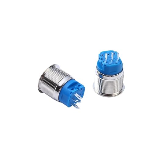 1 STÜCK 30 MM Metallknopf Selbstrückstellender Selbstverriegelungsschalter von ENRHQENK