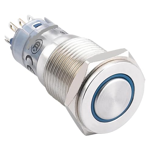 1 STÜCKE 16mm druckschalter PM162F-11ZE/B/12 V/A(Blue,LATCHING TYPE_12V) von ENRHQENK