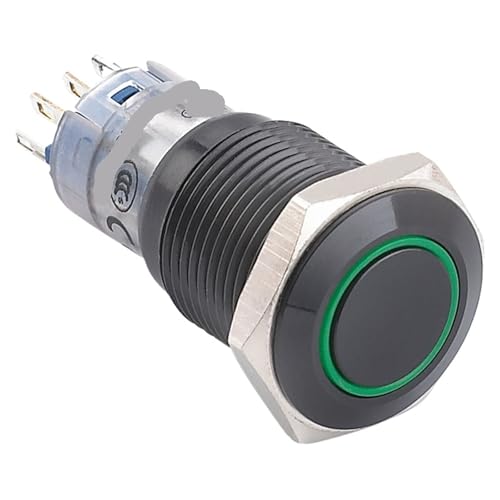1 STÜCKE 16mm druckschalter PM162F-11ZE/B/12 V/A(Green,LATCHING TYPE_12V) von ENRHQENK