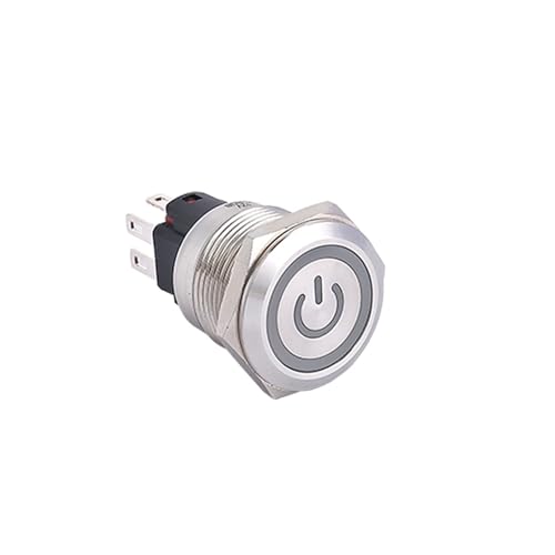 1 STÜCKE 22mm Metall Edelstahl 1NO1NC Momentary Lock Druckschalter(MOMENTARY_220V) von ENRHQENK
