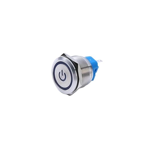 1 STÜCKE 25 MM flache power symbol taste selbst-reset selbst-verriegelung schalter(SELF-LOCKING_3-6V) von ENRHQENK
