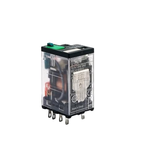 Zwischenrelais RXM2LB2BD 4AB2P7 Relais JD B7F7 220V12V24V(RXM2AB2JD 8 pin 12A DC12V 2 open) von ENRHQENK