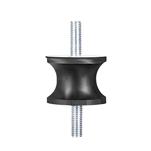 Gummi Shock Pad， Gummi-Abstandshalter 1 Stück, Vibrationsisolatorhalterung mit M8-Bolzen, Anti-Vibrations-Gummisolator for Fitnessgeräte, stoßdämpfend(M8x20 D40xH30) von ENSDIEPLS