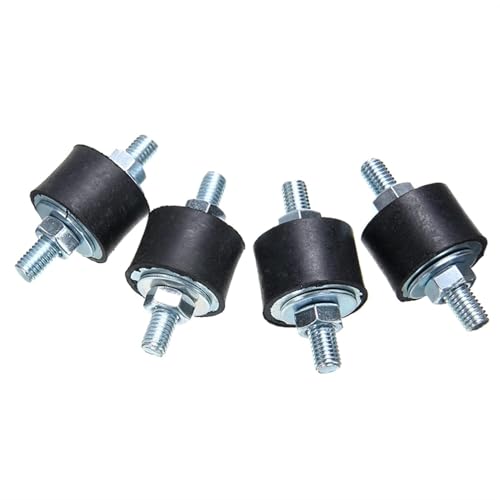 Gummi Shock Pad， Gummi-Abstandshalter 4 stücke M8 Anti Vibration Männlich Geeignet for Auto Boot Kompressoren Spule Dämpfer Pumpe Vibration Isolator Werkzeuge Teile schock absorbieren von ENSDIEPLS