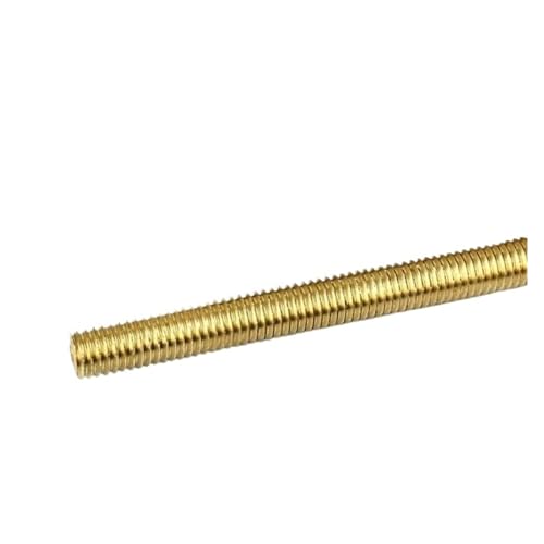 Stange mit Vollgewinde, 1 STÜCKE Messing Gewindestange M2 M2.5 M3 M4 M5 M6 M8 M10 M12 * 250 MM Messing Metrische Schraube Vollgewinde Schaftstange Bar Stud(250mm M2) von ENSDIEPLS