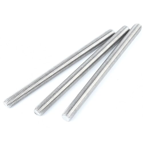 Stange mit Vollgewinde, Schraubensteigung 10 Stück Vollgewinde-Schraubenbolzen M3 M4 M5 M6 DIN976 Edelstahl-Zahnstange 20 mm 30 mm 40 mm 50 mm 70 mm Stangenwellenmutter(35mm M5 0.8 pitch) von ENSDIEPLS