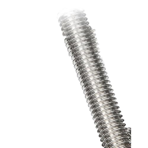Stange mit Vollgewinde, Schraubensteigung Vollgewinde-Zahnstange Vollgewinde-Stange Bolzen M2 M2.5 M3 M4 Doppelkopf-Schraubenbolzen A2 304 Edelstahl Schraubenstangenwellenmutter(60mm M3) von ENSDIEPLS