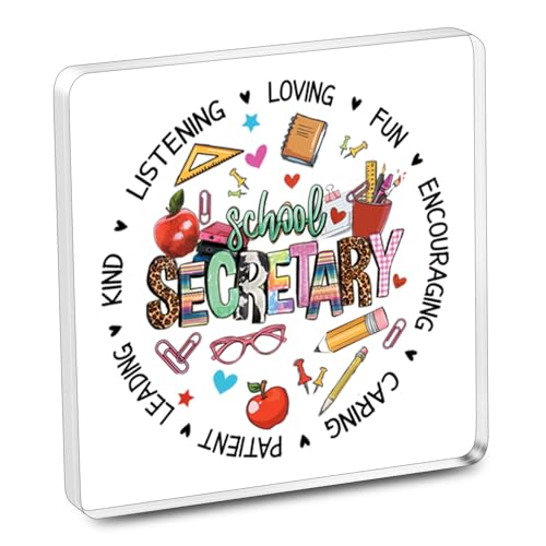 ENSIANTH Sekretär-Schätzungs-Schreibtisch, dekoratives Büropersonal, Admin-Assistenten, Dekoration, Ende eines Semesters, Sekretärin, Wertschätzungsgeschenk (Sekretär-Plakette) von ENSIANTH