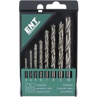 Ent European Norm Tools - ent Holzspiralbohrer-Kassette hss-g Bohrer ø 3-10 mm 8-teilig von ENT EUROPEAN NORM TOOLS