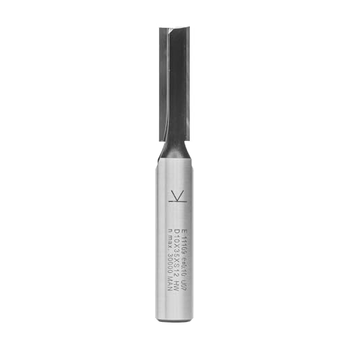 ENT 11109 Nutfräser HW, Schaft (S) 12 mm, Durchmesser (D) 10 mm, NL 35 mm, SL 55 mm, GL 90 mm, mit HW Grundschneide von ENT