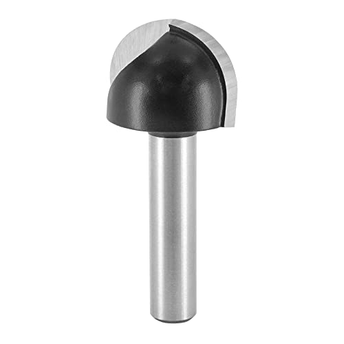 ENT 12298 Hohlkehlfräser HW, Schaft (S) 8 mm, Radius (R) 12 mm, Durchmesser (D) 24 mm, NL 16 mm, SL 32 mm, Holzbearbeitung, Oberfräse von ENT