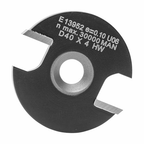 ENT 13952 Scheibennutmesser HW, Durchmesser (D) 40 mm, NL 4 mm, mit Senkbohrung von ENT European Norm Tools
