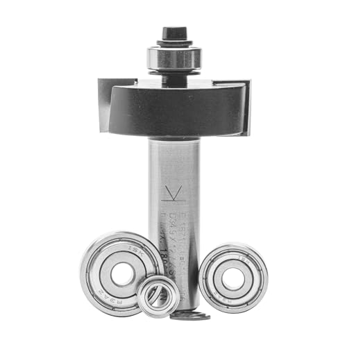 ENT 16710 Falzfräser Set HW, Schaft (S) 12 mm, Durchmesser (D) 34,9 mm, NL 12,7 mm, SL 40 mm, mit Kugellager von ENT