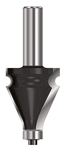 ENT 16740 Handlauf-Fräser Profil 1 HW, Schaft (S) 12 mm, Durchmesser (D) 34,9 mm, NL 38,1 mm, R 3,2 mm, SL 40 mm von ENT European Norm Tools