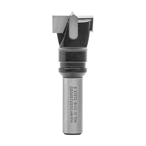 ENT 21272 Zylinderkopfbohrer mit Spannfläche HW, Schaft (S) 10 mm, Durchmesser (D) 20 mm, L 57 mm, Rechts von ENT European Norm Tools