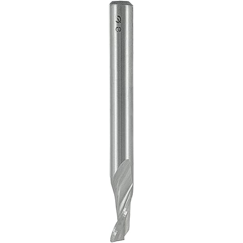 ENT 30003 Spiral-Bohrnutenfräser HS, Schaft (S) 8 mm, Durchmesser (D) 5 mm, NL 14 mm, Z1, GL 120 mm von ENT European Norm Tools