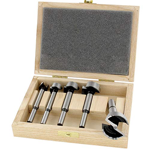 ENT 40105 Forsnterbohrer "Wave Cutter" mit Wellenschliff Set 5-teilig Durchmesser (D) 15-20-25-30-35 mm von ENT