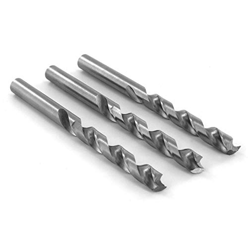 ENT 50070 Holzbohrer Ø 7,0 mm im 3er-Pack, HSS-G mit Zentrierspitze und Vorschneider, Nutzlänge 63 mm, Gesamtlänge 108 mm - geschliffene Premium HSS Holzspiralbohrer von ENT European Norm Tools