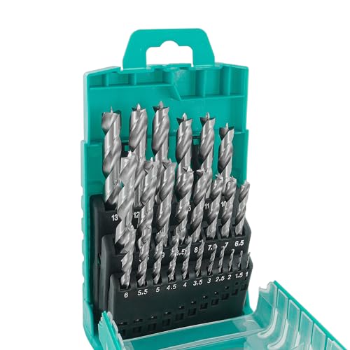ENT 09225 25-tlg. HSS-G Holzbohrer-Set - 1-13 mm von ENT European Norm Tools