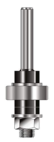 ENT 14000 Aufnahmedorn Schaft (S) 8 mm, Durchmesser (D) 6,35 mm, NL 13 mm, SL 34,5 mm, GL 68 mm, mit Kugellager von ENT European Norm Tools