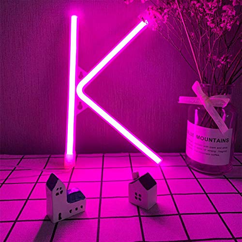 LED-Buchstaben Lichter Rosa Buchstaben Neonzeichen 26 Alphabet Leuchten Buchstaben/Wards Nachtlicht USB und Batteriebetriebene Neonlichter für Home Bar Hochzeit Geburtstagsfeier Weihnachten Home Ba LED-Buchstaben Lichter Rosa Buchstaben Neonzeichen 26 Alphabet Leuchten Buchstaben/Wards Nachtlicht USB und Batteriebetriebene Neonlichter für Home Bar Hochzeit Geburtstagsfeier Weihnachten Home Ba von ENUOLI