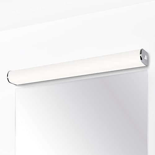 ENUOTEK 15W LED Badezimmer Lampe Wand Spiegelleuchte Seitlich mit Schalter Badlicht über Spiegel IP44 60 CM Länge Hohe Helligkeit 1400Lm Neutralweiß 4000K Beleuchtung Nicht Dimmbar von ENUOTEK