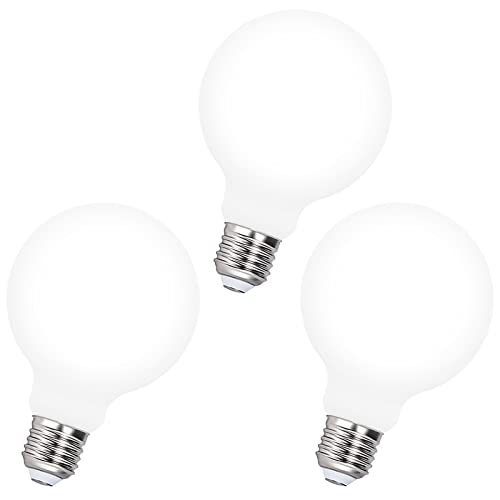 ENUOTEK Dimmbare E27 LED Glühbirne 8W Naturweiß 4000K 950Lm G95 LED Glühbirne Großem Globus Filament Lampen, Edison Schraube E27 LED Leuchtmittel, Entspricht Einer 80W Glühlampe, No Dark Area 3er Pack von ENUOTEK