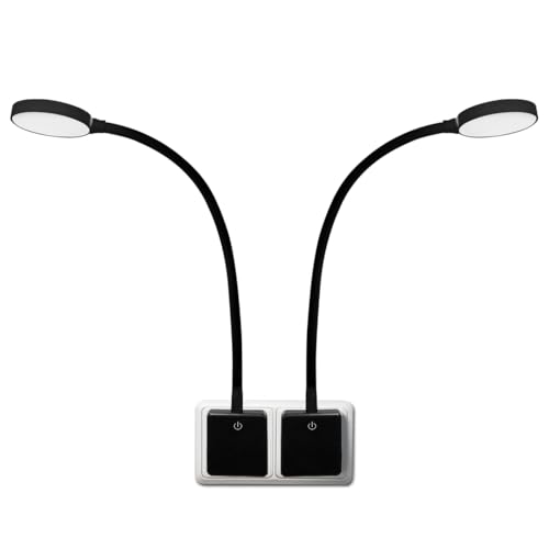 ENUOTEK LED Nachtlicht Wandlampen Leselampe Leuchten mit Schalter Dimmbar Touch für die Steckdose 4W 350Lm Neutralweiß 4000K ohne Fernbedienungsfunktion 2er Pack von ENUOTEK