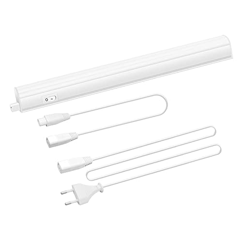ENUOTEK LED Unterbauleuchte Unterschrankleuchte, Länge 313MM Küchenleuchte Unterschrank Küche Lampe Anschließen mit Schalter, Neutralweiß Lichtfarbe 4000K 230V, 1er Lampe von ENUOTEK