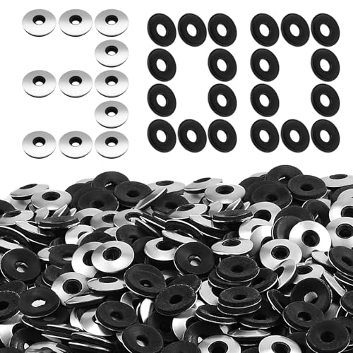 EPDM Dichtscheiben 300Stk Dichtungsscheiben M4.2 * 12mm Unterlegscheiben aus Edelstahl Gummi für Schrauben Spenglerschrauben (M4.2x12) von ENUTROF