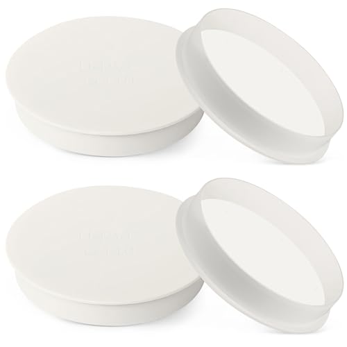 Lüftungsrohr Endstück Abdeckung Rohrabdeckung 100mm 4Stk PVC Abdeckkappe Endkappe Rohr Deckel Muffenstopfen DN100 Verhinderung von Rückströmungen in Rohren (DN100) von ENUTROF