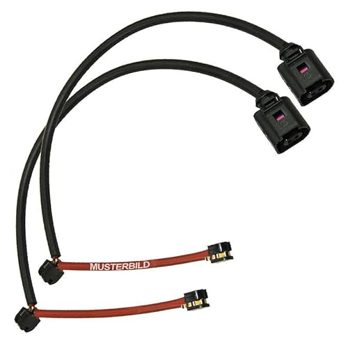 2x Warnkontakt Verschleissanzeiger Warnsensor Warnkabel Verschleißwarnkontakt vorne, von ENVA MADE FOR QUALITY