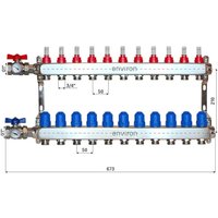 Edelstahl Heizkreisverteiler 2 - 12 fach mit Edelstahl Heizkreisverteiler 2 - 12 fach mit von ENVIRON