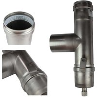 Feuerungsanschluss Ø80mm, 90° druckdicht, Abzweig Di 81 unten mit von ENVIRON