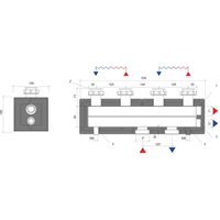 Verteilerbalken DN32 für Pumpengruppen 2 bis 5 fach Verteilerbalken DN32 für Pumpengruppen 2 bis 5 fach von ENVIRON