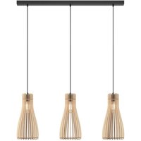 [GEBRAUCHT] B-Ware Envostar Furn Hängeleuchte Birkensperrholz 3 Flg Deckenlampe Pendelleuchte E27 von ENVOSTAR