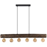 [GEBRAUCHT] Envostar Beam Hängelampe 6 Flammig Kiefer Dunkel Hängeleuchte Leuchte Lampe Spot B-Ware von ENVOSTAR
