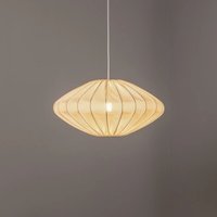 [GEBRAUCHT] Envostar Orlanda Hängelampe Baumwolle Weiß Ellipse Deckenlampe Lampe Leuchte B-Ware von ENVOSTAR