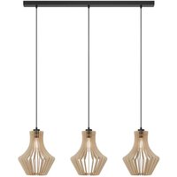 [NEUWERTIG] Envostar Floj Hängelampe Birkensperrholz 3 Flammig Hängeleuchte Leuchte Lampe B-Ware von ENVOSTAR