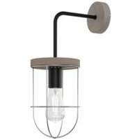 [NEUWERTIG] Envostar Neptuna Wandleuchte In Laternenform In Der Farbe Grau Aus Kiefernholz B-Ware von ENVOSTAR