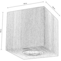[NEUWERTIG] Envostar Tuni Downlight Spot Lampe Grau Gebeizte Kiefer Deckenleuchte Leuchte B-Ware von ENVOSTAR