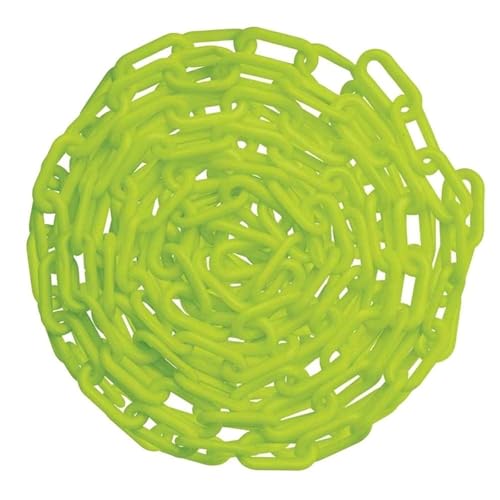 2 Zoll x 10 Fuß UV-beständige Kunststoff-Sicherheitskette mit S-Haken, Sichtbarriere, Ladedock-Nutzung Für Baustellen Parkplätze von ENWWCH