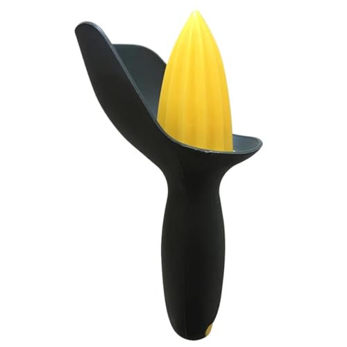 3 stücke Orange Zitrone Saft Entsafter Werkzeug Kunststoff Bequemlichkeit Manuelle Squeezer Citrus Küche Kochen Küchenmaschinen Für Bar Küche(Black) von ENWWCH